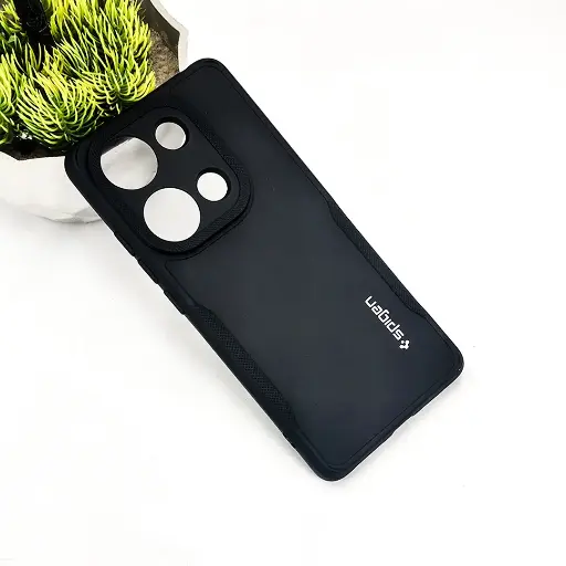 [PO14BMINOT13PR-71-2] Redmi Note 13 Pro Spigen Soft Silicone Back Case (Black)
