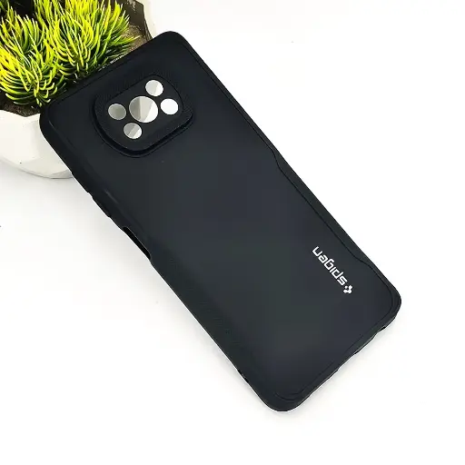 [PO14BMIPOCX3-71-2] Redmi Poco X3|X3 Pro Spigen Soft Silicone Back Case (Black) 