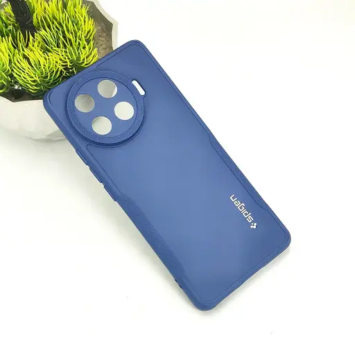 [PO14BTSPRK20PRPL-71-17] Tecno Spark 20 Pro Plus Spigen Soft Silicone Back Case (Navy Blue)