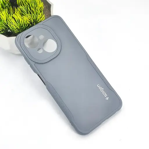 [PO14BTSPRKGO1-71-9] Tecno Spark GO 1|POP 9|Spark Go 2025 Spigen Soft Silicone Back Case (Gray)
