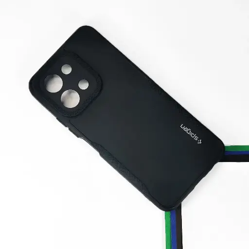 [PO14BVIY18-71-2] Vivo Y18|Y03 Spigen Soft Silicone Back Case (Black)
