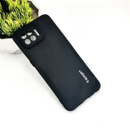 [PO14BOF17PR-71-2] Oppo F17 Pro Spigen Soft Silicone Back Case (Black)
