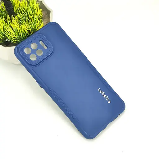 [PO14BOF17PR-71-17] Oppo F17 Pro Spigen Soft Silicone Back Case (Navy Blue)