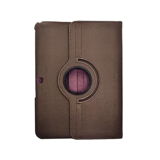 [PO47FBST530-5-34] Samsung Galaxy Tab 4 10.1|T530|T533 Rotate Tab Book (Dark Brown)