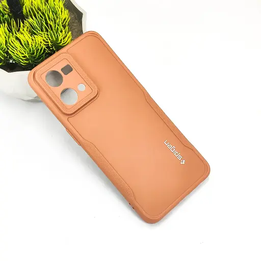 [PO14BOF21PR-71-13] Oppo F21 Pro 4G Spigen Soft Silicone Back Case (Brown)