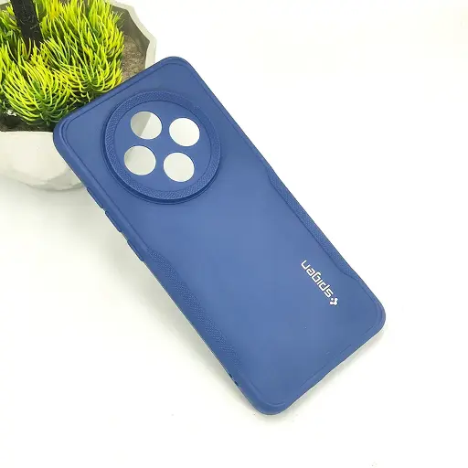 [PO14BORNO12F-71-17] Oppo Reno 12F Spigen Soft Silicone Back Case (Navy Blue)