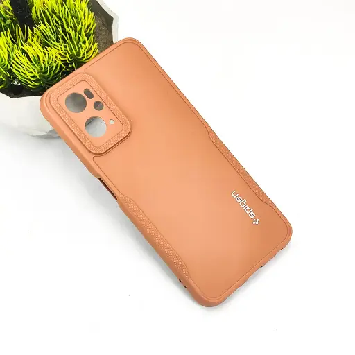 [PO14BOA76-71-13] Oppo A76/A96/A36/Realme 9i Spigen Soft Silicone Back Case (Brown)