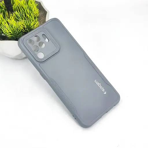 [PO14BOF19PR-71-9] Oppo F19 Pro HD Soft Silicone Back Case (Gray) 