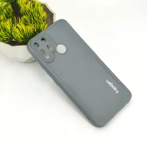 [PO14BORELMEC12-71-9] Oppo Realme C12|C15|C25s|C25 Soft Silicone Back Case (Gray)
