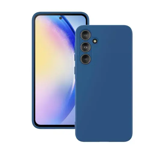 [PO23BSA26-1-3] Samsung A26 5G Original Official Soft Silky Back Case (Blue) 