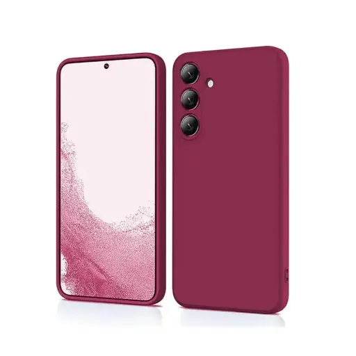 [PO23BSA26-1-21] Samsung A26 5G Original Official Soft Silky Back Case (Maroon)