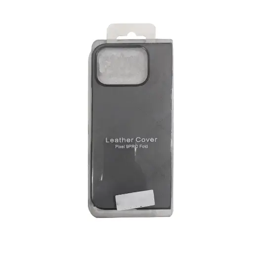 [PO32BGPXL9PRFLD-1-9] Google Pixel 9 Pro Fold Luxuary Leather Back Case (Gray)