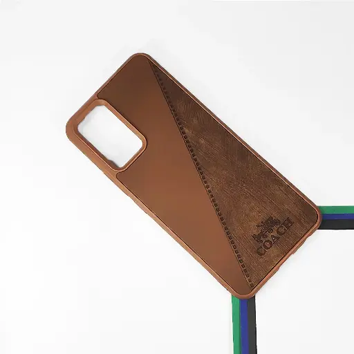 [PO18BVIV21E-22-13] Vivo V21E|V20|Y73 Coach Leather Back Case (Brown)
