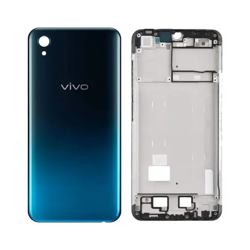 [HS9VIY91C-3-3] Vivo Y91C/Y90 Without Finger Blue Back Housing - Stylish Replacement Panel 
