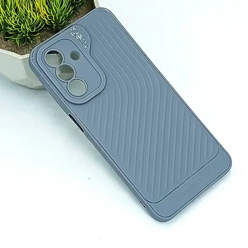[PO14BSA26-12-9] Samsung Galaxy A26 5G GEAR 4 Luxuary Carbon Texture Soft Silicone Back Case (Gray)