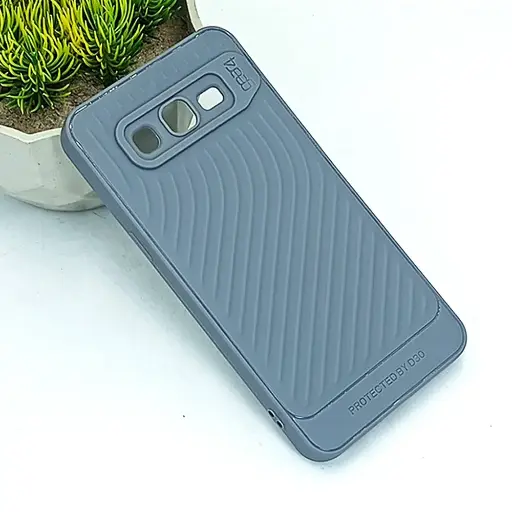 [PO14BSG530-12-9] Samsung Galaxy Grand Pime|Grand Prime Plus|G530|G532  GEAR 4 Luxuary Carbon Texture Soft Silicone Back Case (Gray)
