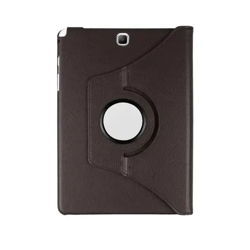 [PO47FBST825-5-34] Samsung Galaxy Tab S3 Lite/T825 (9.7) Rotate Tab Book (Dark Brown)