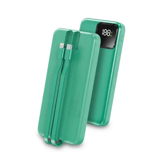 [PB10ADNC-2-11] Audionic Benz Icon 10000 MAH Power Bank With 22.5W Fast Charging (Green)