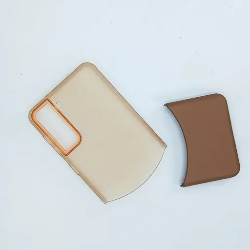 [PO6BSS21-14-42] Samsung Galaxy S21 2 In One Matte 2 Sided Transparent Back Case (Desert Titanium)