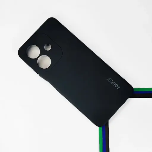 [PO23BOA3X-9-2] Oppo A3|A3x Eouro Official Soft Silky Back Case (Black) 