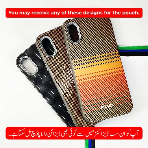 [PO58BIP8X-5] iPhone X|Xs 3D PITAKA Fiber Fusion Edition Back Case