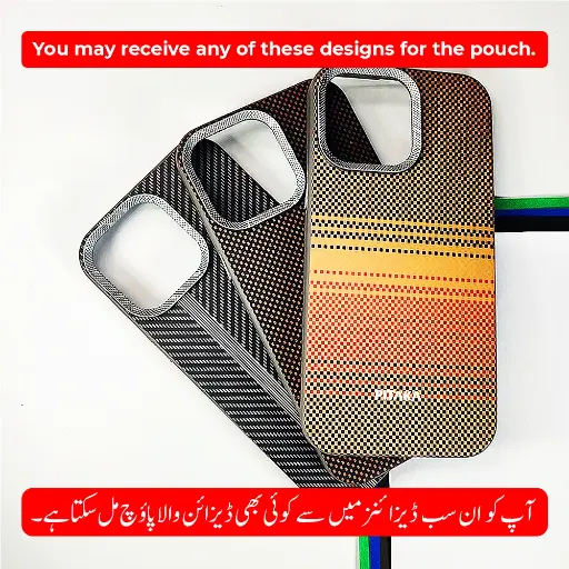 [PO58BIP16PMAX-5] iPhone 16 Pro Max 3D PITAKA Fiber Fusion Edition Back Case