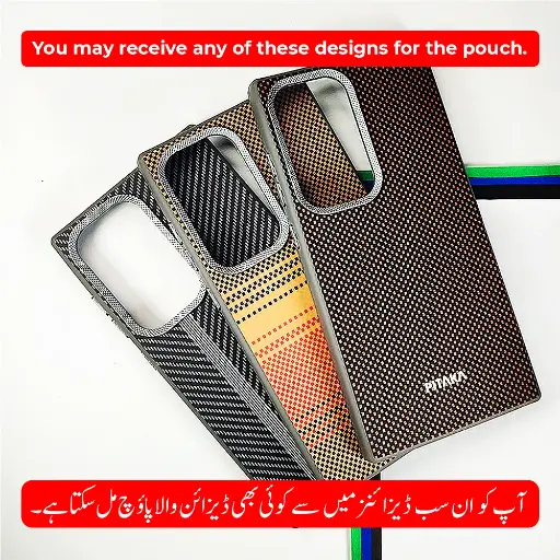 [PO58BSS24U-5] Samsung Galaxy S24 Ultra 3D PITAKA Fiber Fusion Edition Back Case