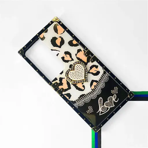 [PO60BVIY19S-5-1] Vivo Y19s 4G Ladies Luxury LV Case With Back Ring (White)
