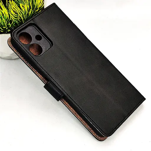 [PO42FBSPRXNEO7PL-4-2] Sparx Neo 7 Plus|Neo 5 Plus NMT Premium Luxuary Leather Book Case (Black)