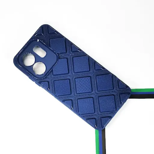 [PO14BIHOT50i-5-17] Infinix Hot 50i|Smart 9|Smart 9 HD Soft Silicone Back Case (Navy Blue)