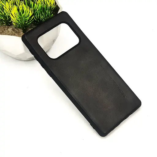 [PO18BAQUSR6-1-9] Sharp AQUOS R6 X-Level Luxuary Leather Back Case (Gray)