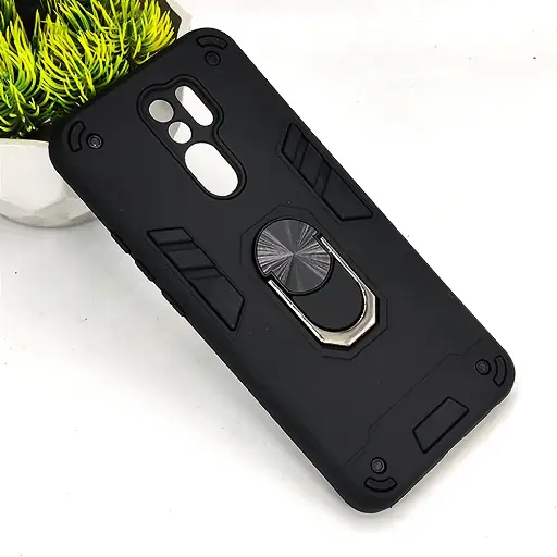 [PO39BMI9-1-2] Xiaomi Redmi 9 4G Armor Back Case (Black)