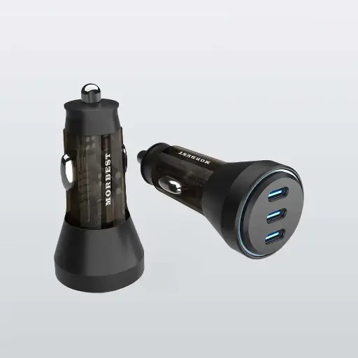 [C2C1T3TAAR-1] Taar Morbest  100W Fast Car Charger 3 PD (Type C) Ports