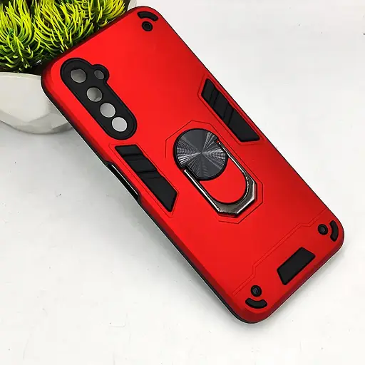 [PO39BORELME6-1-4] Oppo Realme 6 Armour Back Case (Red)