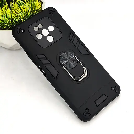 [PO39BTCMN16PRM-1-2] Tecno Camon 16 Premier Armour Back Case (Black)