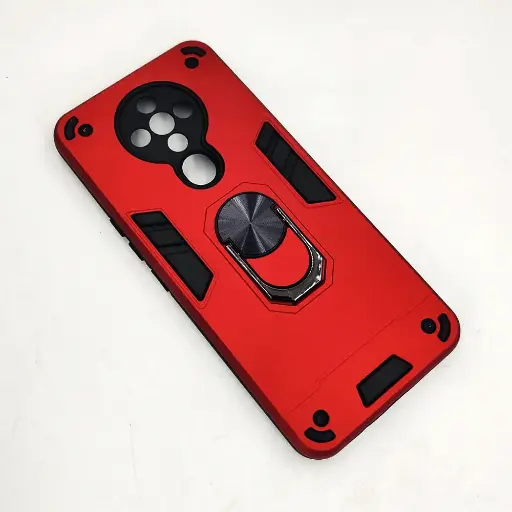 [PO39BTSPRK6-1-4] Tecno Spark 6 Armour Back Case (Red)