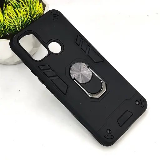 [PO39BORELME7I-1-2] Oppo Realme 7i|C17 Armour Back Case (Black)