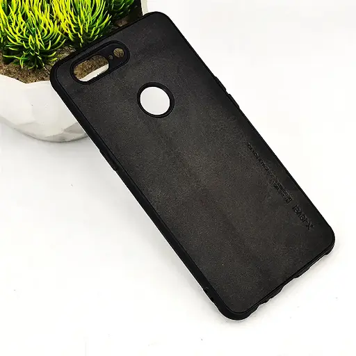 [PO18B1PL5-1-2] One Plus 5 Leather Case Mobile Pouch (Black)  
