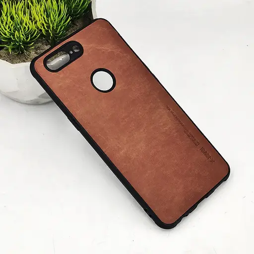 [PO18B1PL5-1-13] One Plus 5 Leather Case Mobile Pouch (Brown)