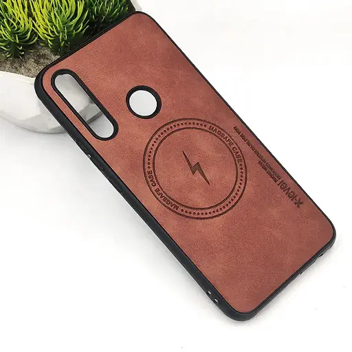 [PO18BHUY9P19-2-13] Huawei Y9 Prime 2019|P Smart Z X-Level Luxuary Leather Back Case (Brown)