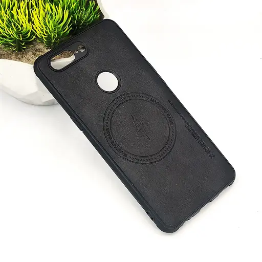 [PO18B1PL5T-2-2] OnePlus 5T X-Level Luxuary Leather Back Case (Black)