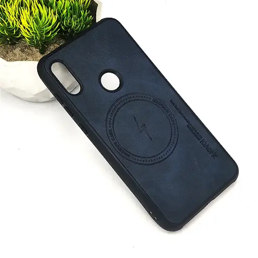 [PO18BMMP30N-2-17] Motorola Moto P30 Note X-Level Luxuary Leather Back Case (Navy Blue)