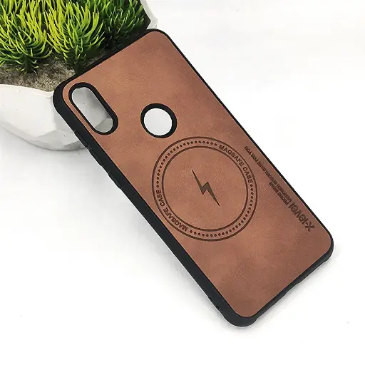 [PO18BMMP30PY-2-5] Motorola Moto P30 Play X-Level Luxuary Leather Back Case (Golden)