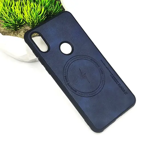 [PO18BMMP30PY-2-17] Motorola Moto P30 Play X-Level Luxuary Leather Back Case (Navy Blue)