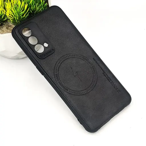 [PO18BORELMEGTMSTR-2-2] Oppo Realme GT Master|Realme GT Master X-Level Luxuary Leather Back Case (Black)