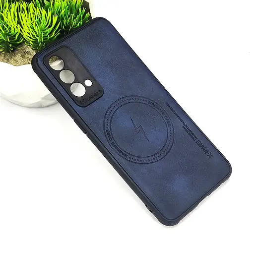 [PO18BORELMEGTMSTR-2-17] Oppo Realme GT Master|Realme GT Master X-Level Luxuary Leather Back Case (Navy Blue)