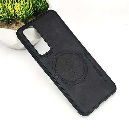 [PO18BVIV20SE-2-2] Vivo V20se X-Level Luxuary Leather Back Case (Black)