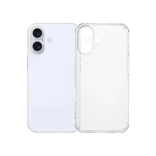 [PO7BIP16] iPhone 16 1.5 MM TPU|Transparent Back Case 