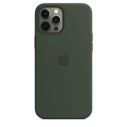 [PO23BIP12PR-1-11] iPhone 12 Pro|iPhone 12 Official Soft Silky Back Case (Green)