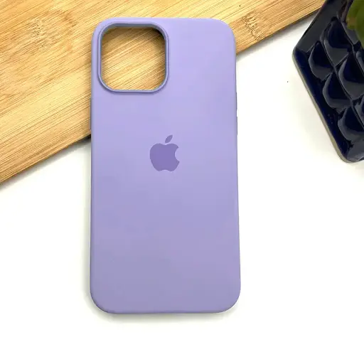 [PO23BIP12PMAX-1-29] iPhone 12 Pro Max Original Official Soft Silky Case (Light Purple)